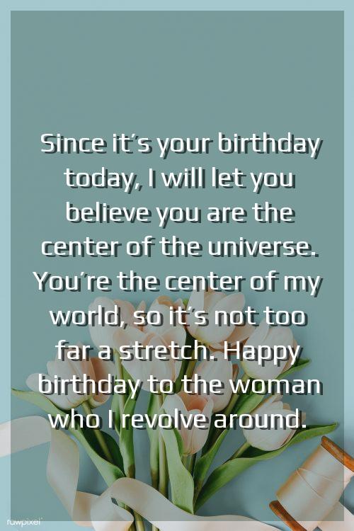 thank you quotes for birthday wishes to wife